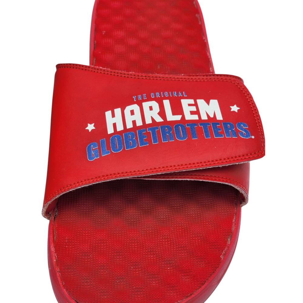 Harlem Globetrotters iSlide Sandals Men 14-15 Basketball Team #45 Rare 475433-11